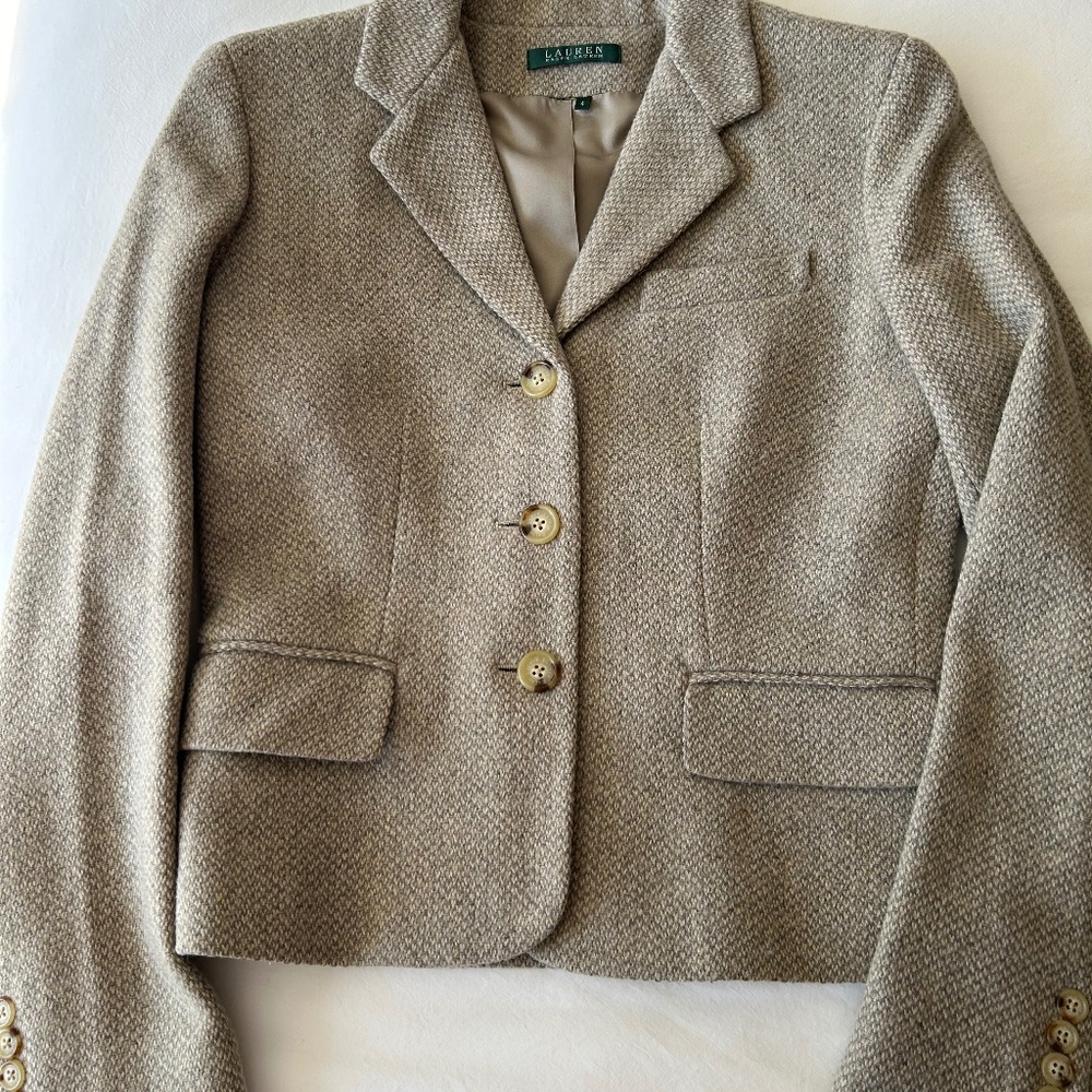 Lauren Ralph Lauren Wool Blazer-Size 4